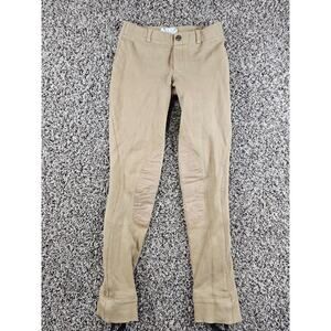 Tuff Rider womens Sz 12 Equestrian Pants Stirrup Beige Horseback Riding